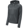 Custom Sport-Tek Re-Compete Fleece Pullover Hoodie IronGrey