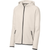 Custom Sport-Tek Phenom Full-Zip Hoodie Ecru Beige