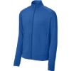 Custom Sport-Tek Sport-Wick Stretch Full-Zip Cadet Jacket True Royal Blue