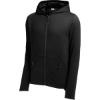 Custom Sport-Tek Circuit Hooded Full-Zip Deep Black