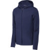 Custom Sport-Tek Hooded Soft Shell Jacket True Navy Blue