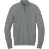Custom Port Authority Easy Care 1/4-Zip Sweater MdHtGrey