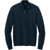 Custom Port Authority Easy Care 1/4-Zip Sweater River Blue Navy