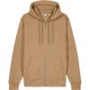 Custom Stanley/Stella Unisex Cultivator 2.0 Full-Zip Hooded Sweatshirt Latte Tan
