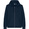 Custom Stanley/Stella Unisex Mixer Full-Zip Hooded Sweatshirt French Navy Blue