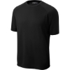 Custom Sport-Tek Dry Zone Short Sleeve Raglan T-Shirt. Black