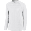 Custom Sport-Tek Dry Zone Long Sleeve Raglan T-Shirt. White