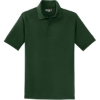 Custom Sport-Tek Dry Zone Raglan Polo. Forest Green