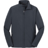 Custom Port Authority Tall Core Soft Shell Jacket. Battleship Gray