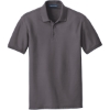 Custom Port Authority Tall Core Classic Pique Polo. Graphite Gray
