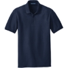 Custom Port Authority Tall Core Classic Pique Polo. River Blue Navy