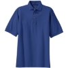 Custom Port Authority Tall Heavyweight Cotton Pique Polo. Royal Blue