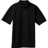Custom Port Authority Tall Rapid Dry Polo. Jet Black