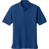 Custom Port Authority Tall Silk Touch Polo. Royal Blue