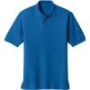 Custom Port Authority Tall Silk Touch Polo. Strong Blue