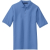 Custom Port Authority Tall Silk Touch Polo with Pocket. Ultramn Blue