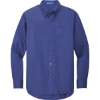 Custom Port Authority Tall Long Sleeve Easy Care Shirt. Med. Blue