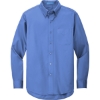 Custom Port Authority Tall Long Sleeve Easy Care Shirt. Ultramarine Blue