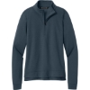 Custom TravisMathew Womens Coveside 1/2-Zip Blue Nights