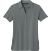 Custom TravisMathew Womens Glenview Solid Polo QuiShaGrey