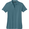 Custom TravisMathew Womens Glenview Solid Polo Stellar Blue
