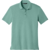 Custom TravisMathew Coto Performance Polo. Beryl Green Heather