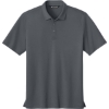 Custom TravisMathew Coto Performance Polo. Quiet Shade Gray Heather