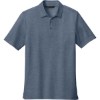 Custom TravisMathew Oceanside Heather Polo. Blue Nights Heather