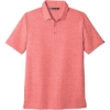 Custom TravisMathew Oceanside Heather Polo. Cardinal Red Heather