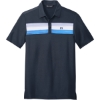 Custom TravisMathew Cabana Chest Stripe Polo. Blue Nights