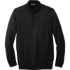 Custom TravisMathew Newport 1/4-Zip Fleece. Black