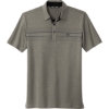 Custom TravisMathew Monterey Chest Stripe Polo QuiShaGrey