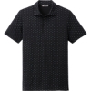 Custom TravisMathew Oceanside Geo Polo Black/Aegean Blue