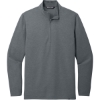 Custom TravisMathew Coveside 1/4-Zip Dark Gray Heather