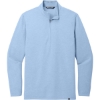 Custom TravisMathew Coveside 1/4-Zip Light Blue Heather