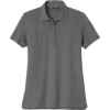Custom TravisMathew Womens Oceanside Solid Polo QuiShaGrey