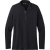 Custom TravisMathew Womens Crestview 1/4-Zip Black