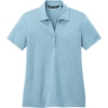 Custom TravisMathew Womens Coto Performance Polo Brilliant Blue Heather