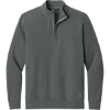 Custom TravisMathew Ocean Villa 1/4-Zip Dark Gray Heather