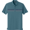 Custom TravisMathew Glenview Stripe Polo Stellar Blue