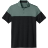Custom TravisMathew Onward Colorblock Polo Balsam Green/Black