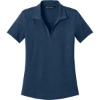 Custom TravisMathew Womens Onward Polo Navy Heather Blue
