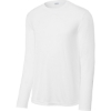 Custom Sport-Tek Tall Long Sleeve PosiCharge Competitor Tee. White