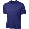 Custom Sport-Tek Tall Heather Contender Tee. Cobalt Blue Heather