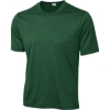 Custom Sport-Tek Tall Heather Contender Tee. Forest Green Heather
