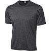 Custom Sport-Tek Tall Heather Contender Tee. Graphite Heather Gray