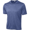 Custom Sport-Tek Tall Heather Contender Tee. True Royal Blue Heather