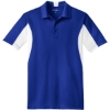 Custom Sport-Tek Tall Side Blocked Micropique Sport-Wick Polo. True Royal Blue/White