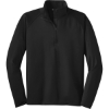 Custom Sport-Tek Tall Sport-Wick Stretch 1/4-Zip Pullover. Black
