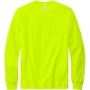 Custom Volunteer Knitwear All-American Long Sleeve Tee Safety Green